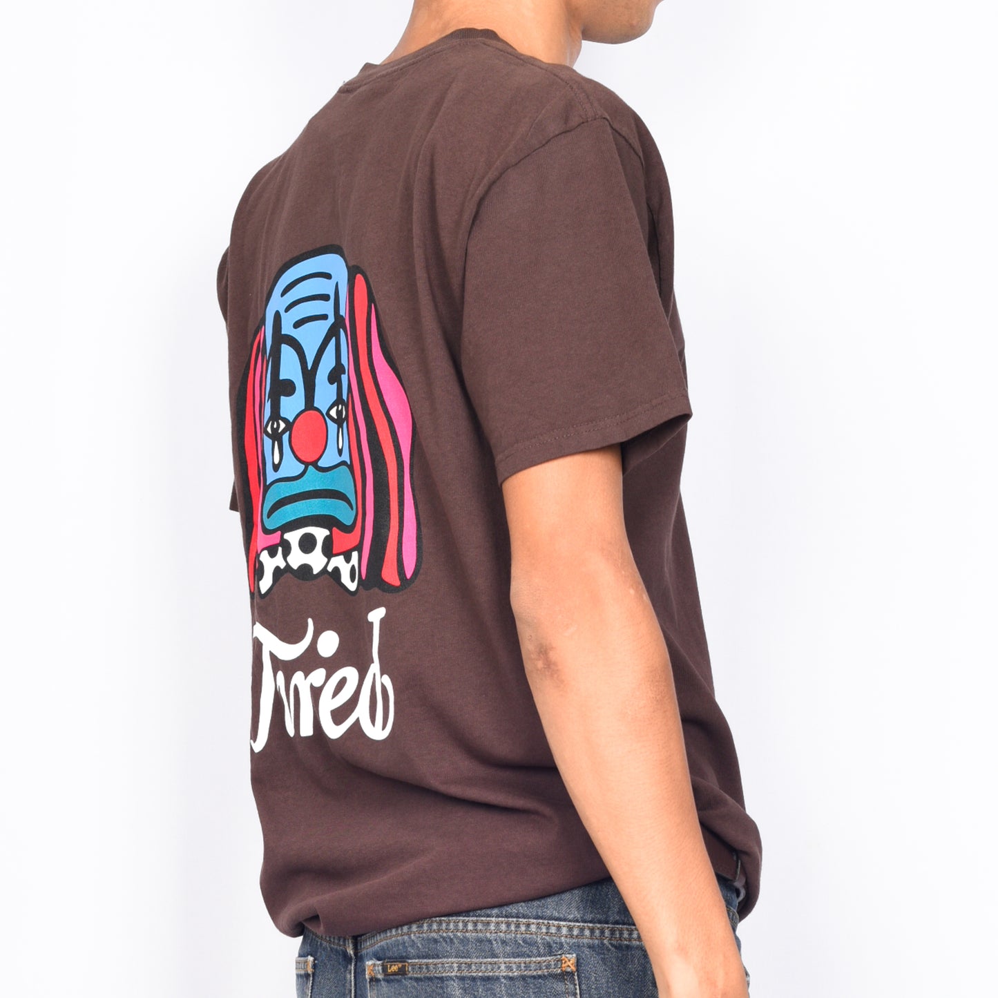 Tired Skateboards "Clown" T-Shirt (Brown)