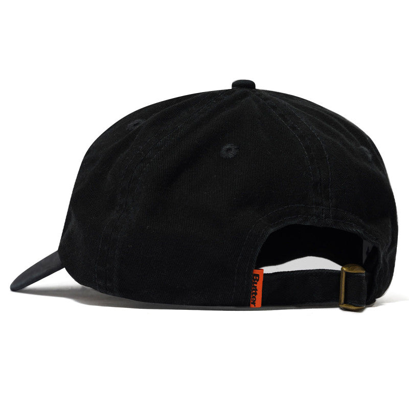 Butter Goods Encounter 6 Panel Cap Black