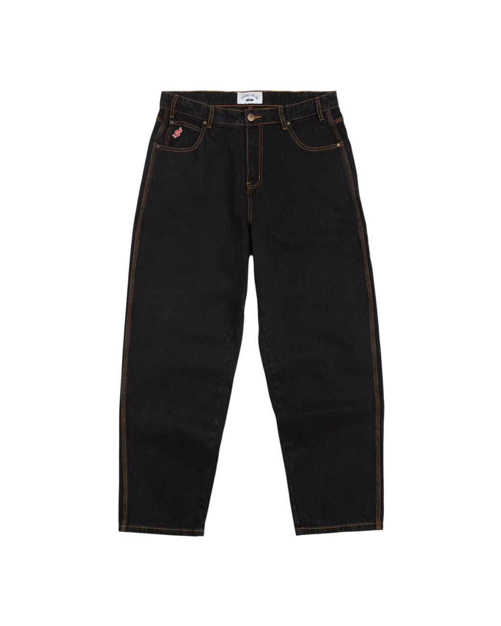 Cash Only 'Logo' Denim Jeans (Washed Black)