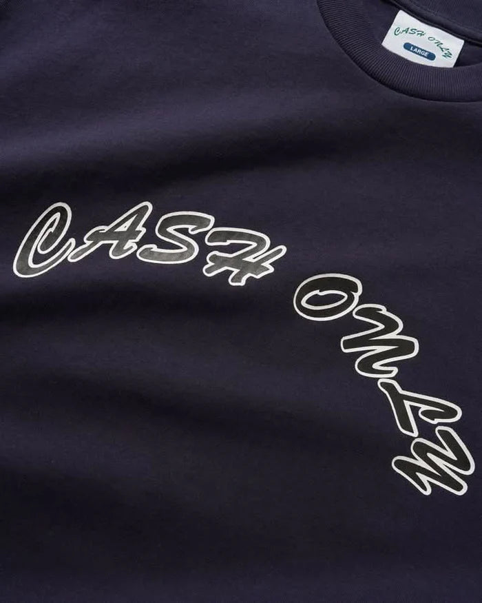 CASH ONLY LOGO TEE (Navy)