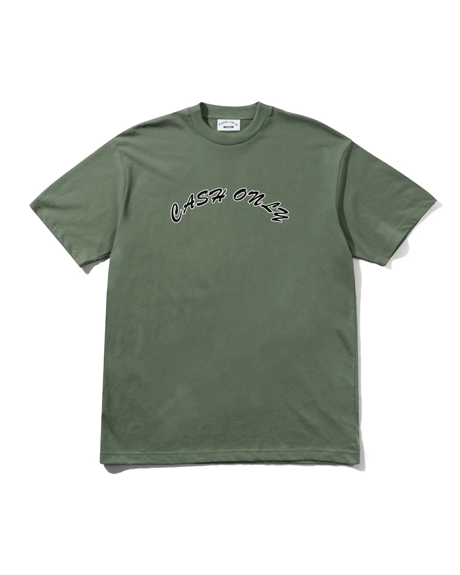 Cash Only 'Logo' T-Shirt (Safari)