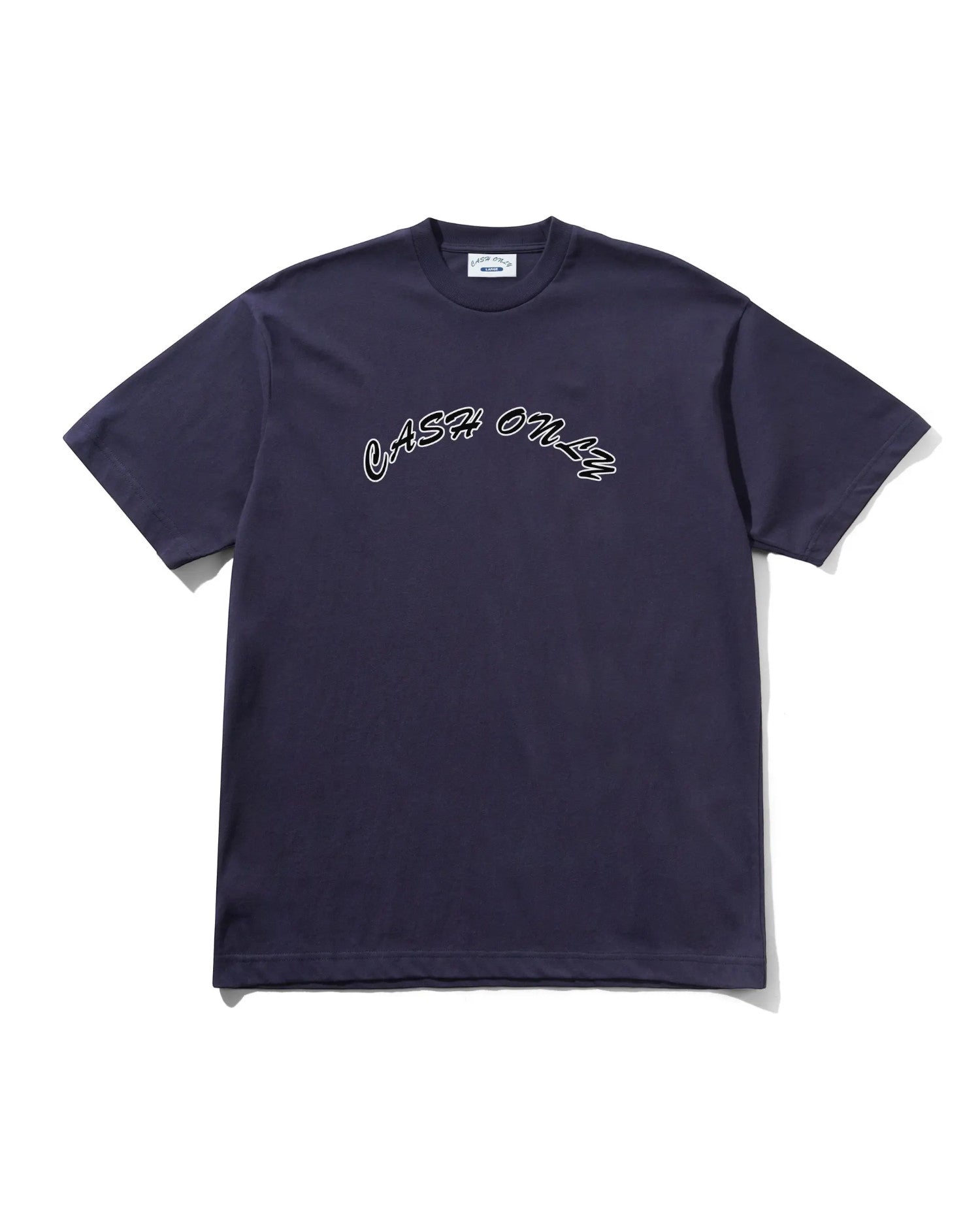 Cash Only 'Logo' T-Shirt (Navy)