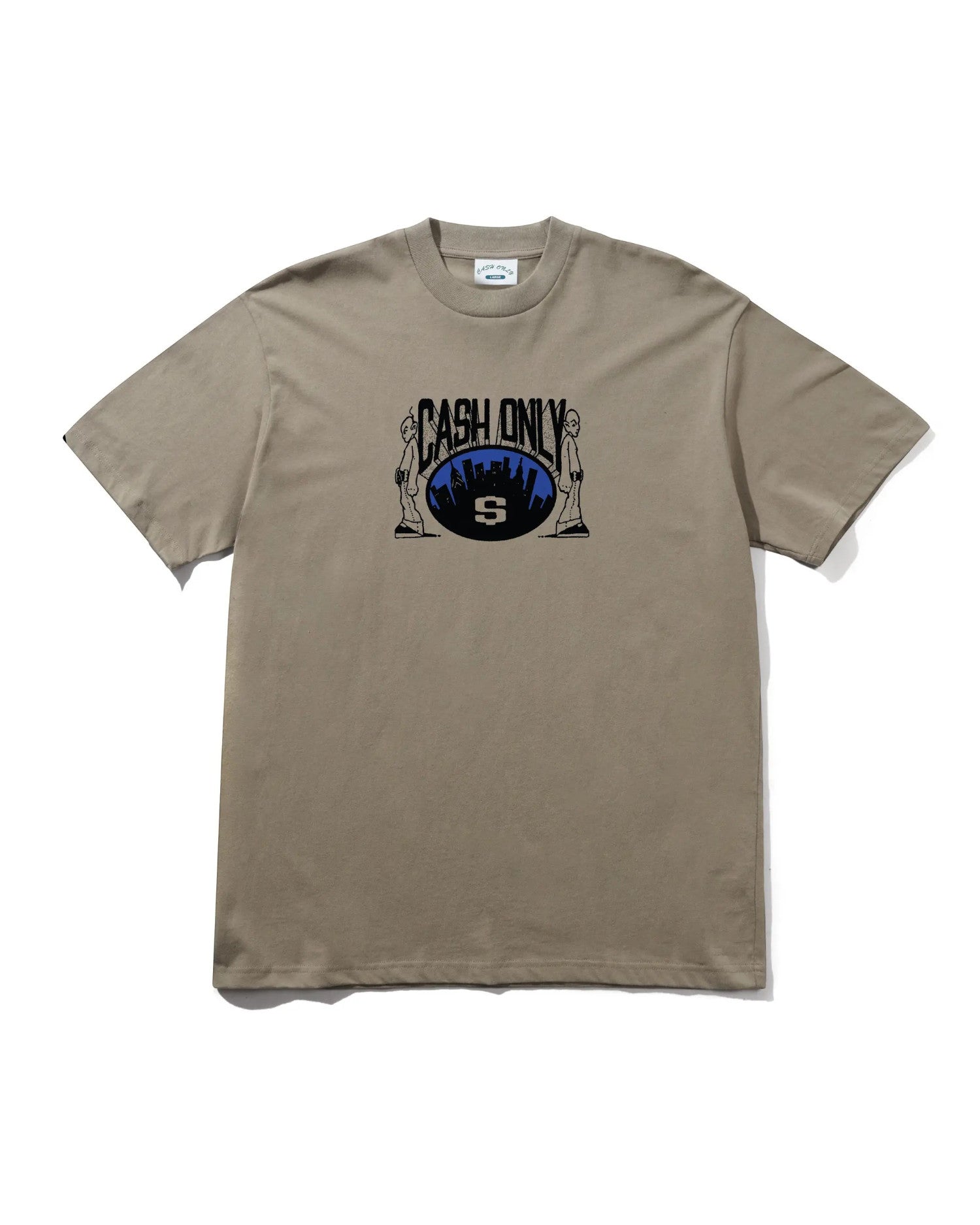 Cash Only 'Metro' T-Shirt (Stone)