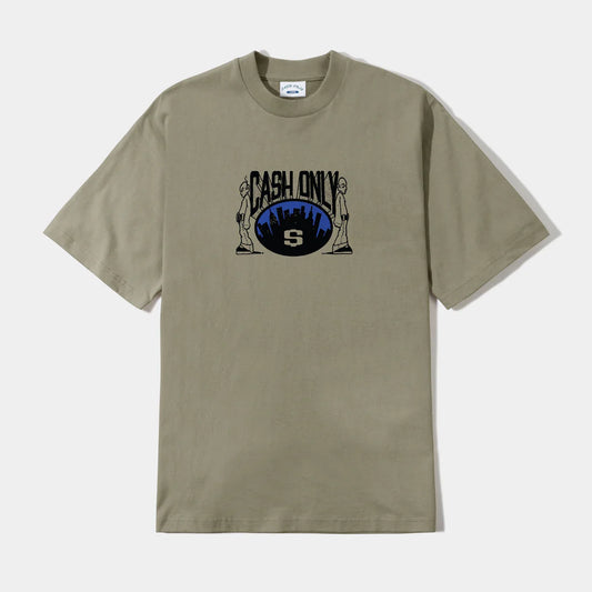 CASH ONLY METRO TEE (Stone)