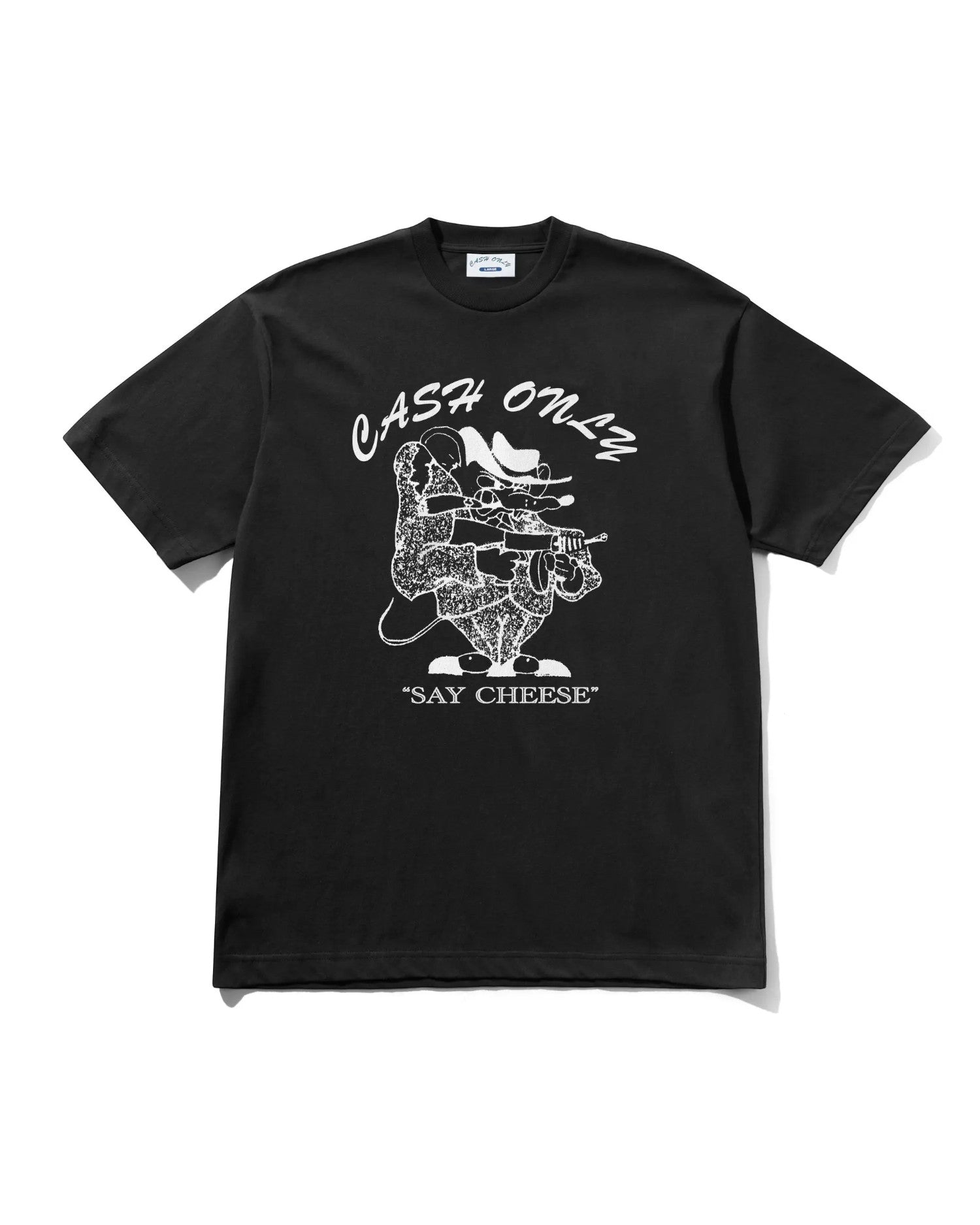 Cash Only 'Mobster' T-Shirt (Black)