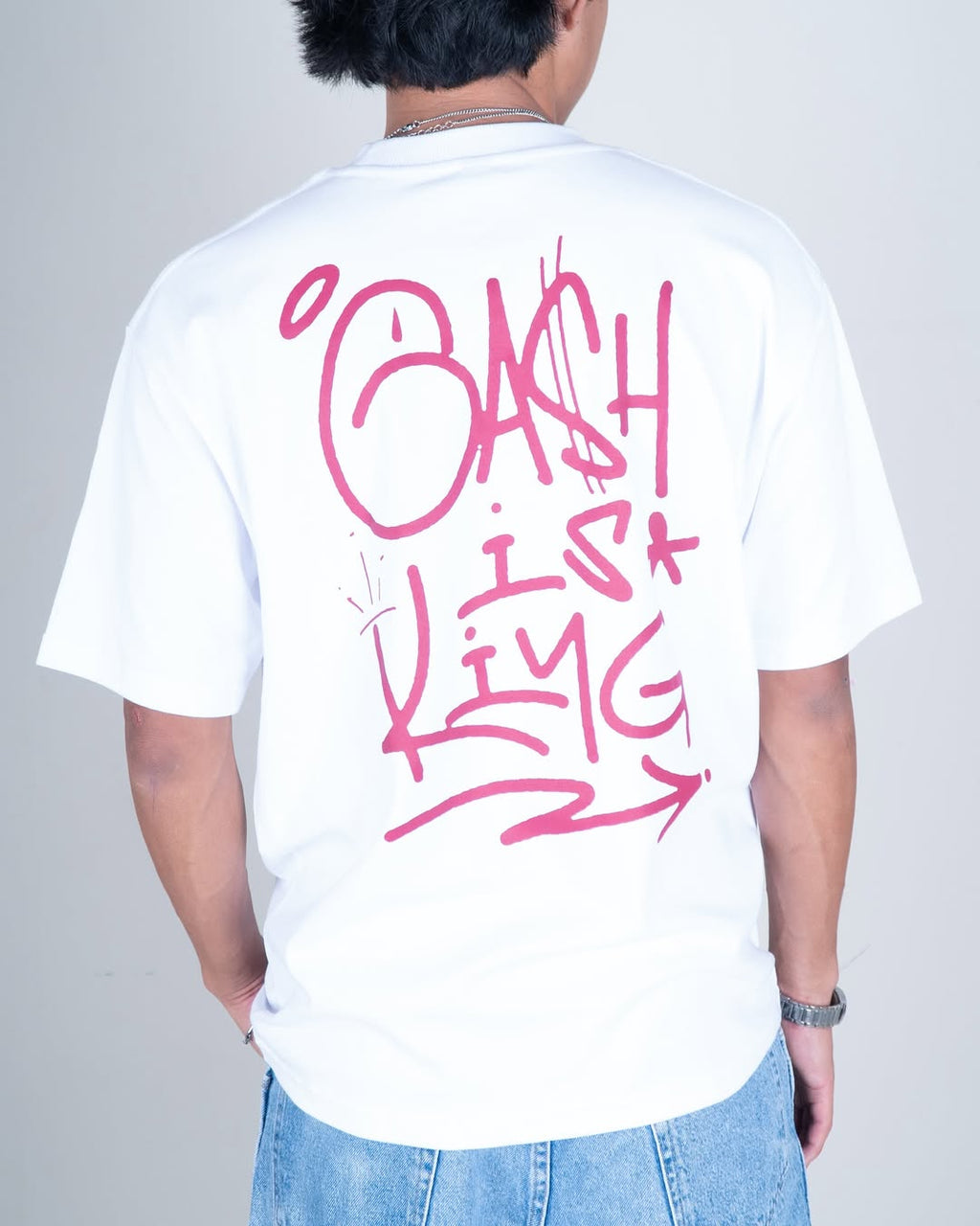 CozyClub 'CozyCAB Cash Is King' T-Shirt (White)