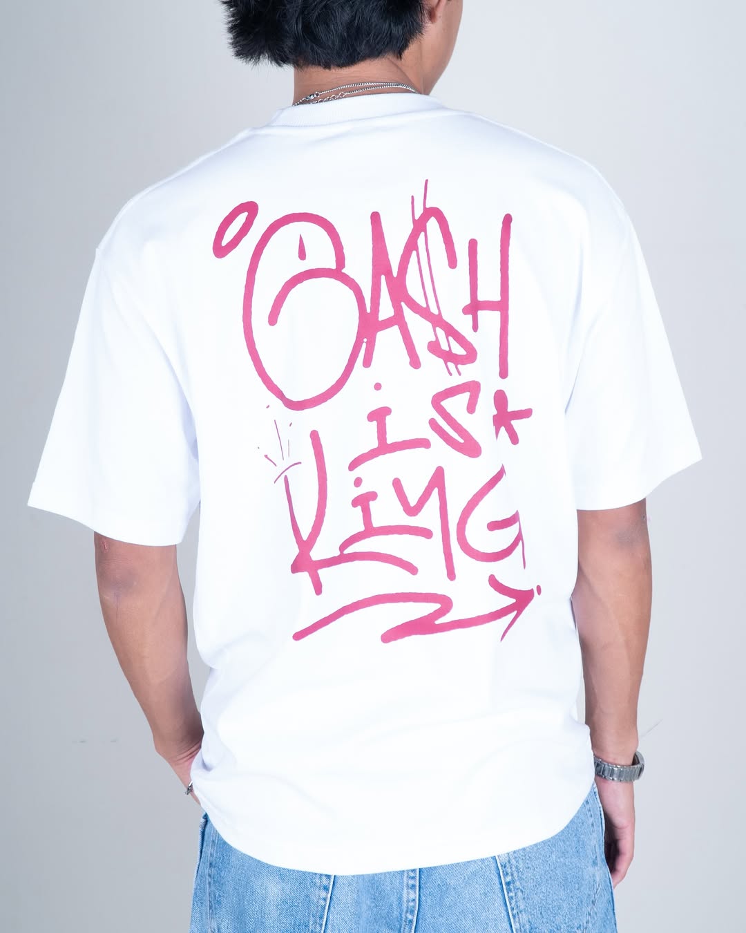 CozyClub 'CozyCAB Cash Is King' T-Shirt (White)
