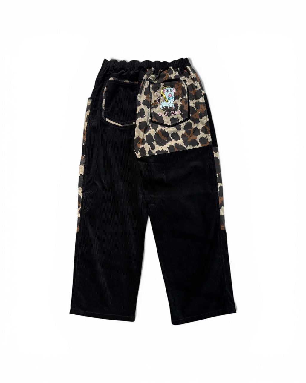 Glue Bag 'Leopard Corduroy' Double Knee Pants