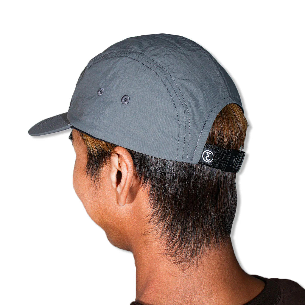 Preduce Bangkok Label Racer Hat (Grey/Midnight Blue)