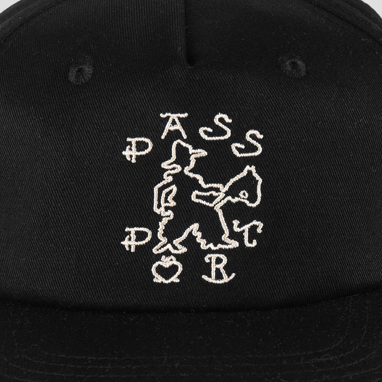 Pass~Port Cowpoke Workers Cap (Black)