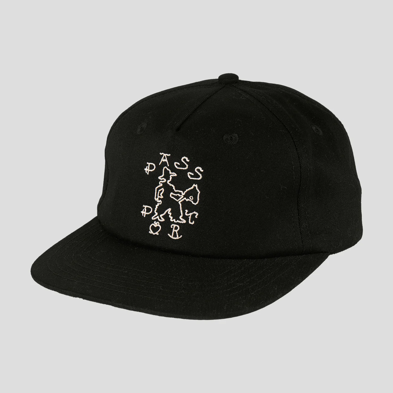 Pass~Port Cowpoke Workers Cap (Black)