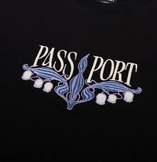 Pass~Port 'Lily Of The Valley' T-Shirt (Black)