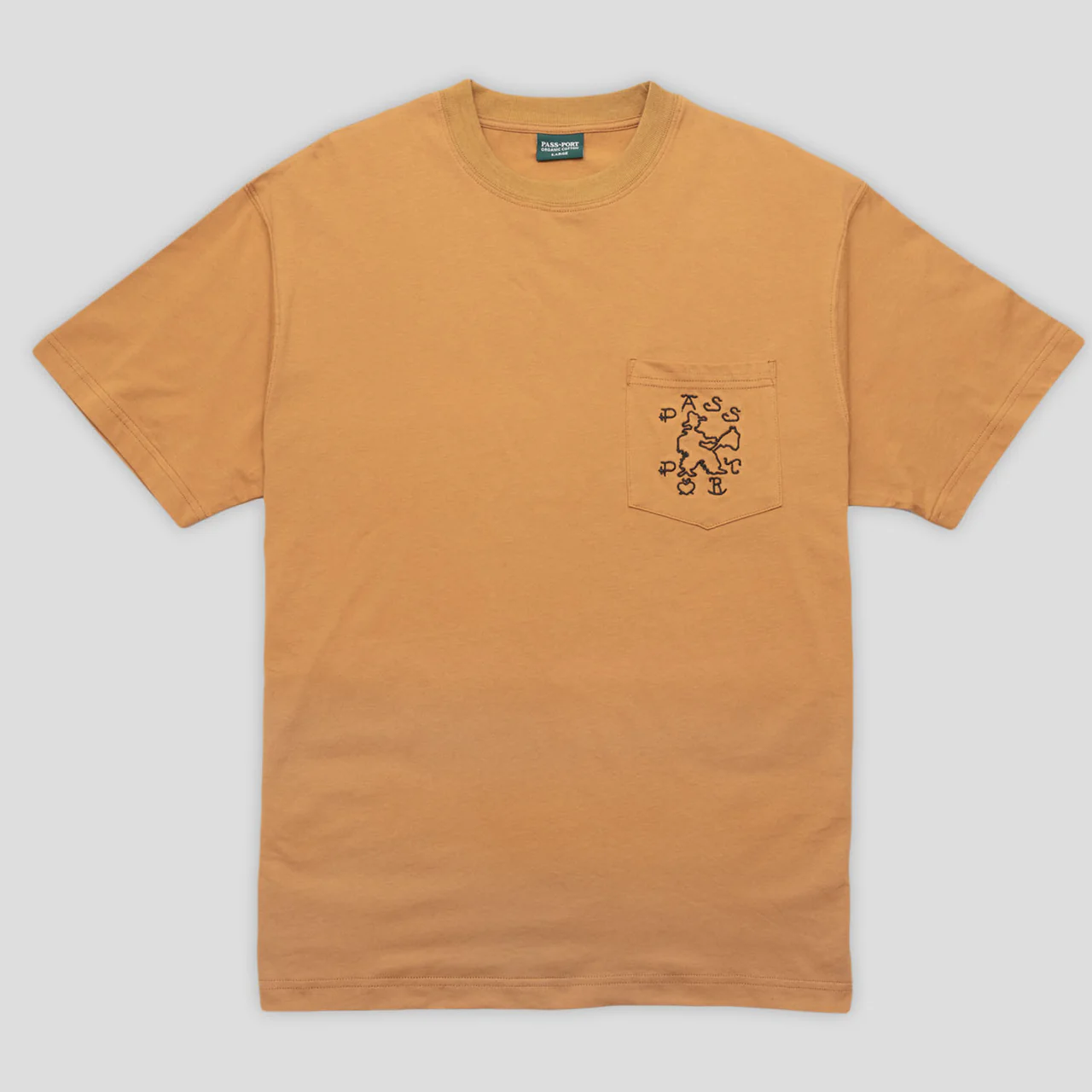Pass~Port 'Cowpoke Organic' Cotton Pocket T-Shirt (Mustard)