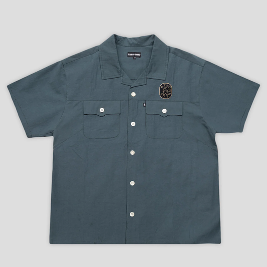 Pass~Port Cowpoke Casual Shirt (Dark Teal)