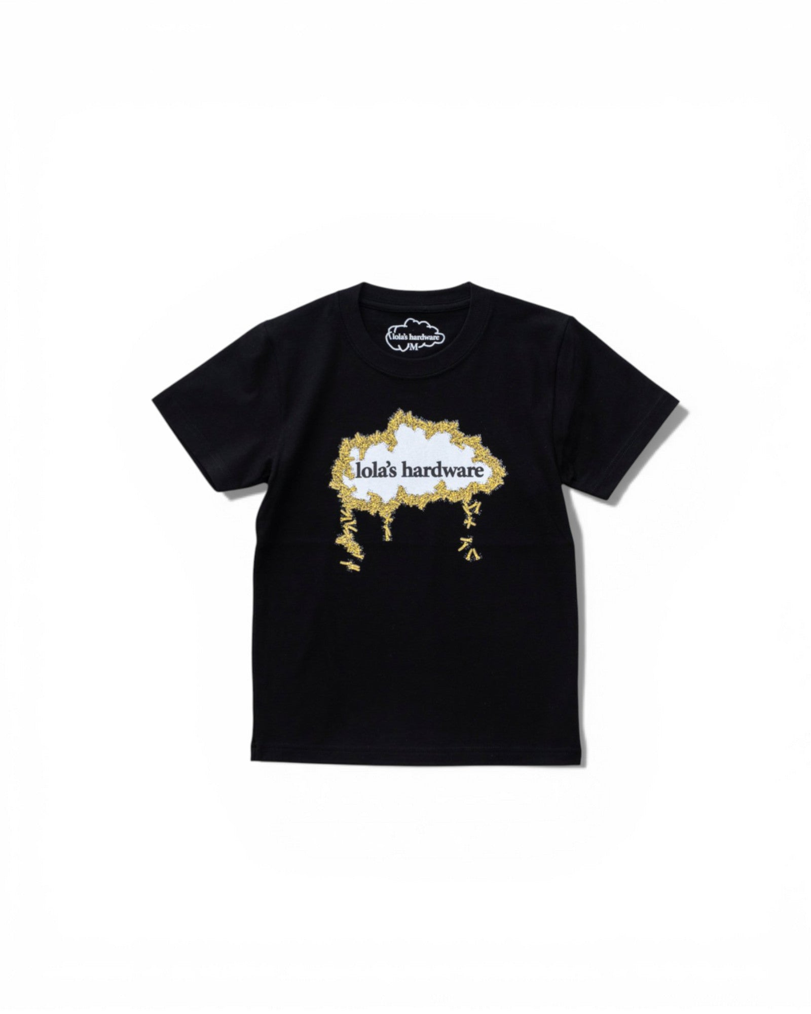 Lola's 'Bolt Cloud' Baby Tee (Black)
