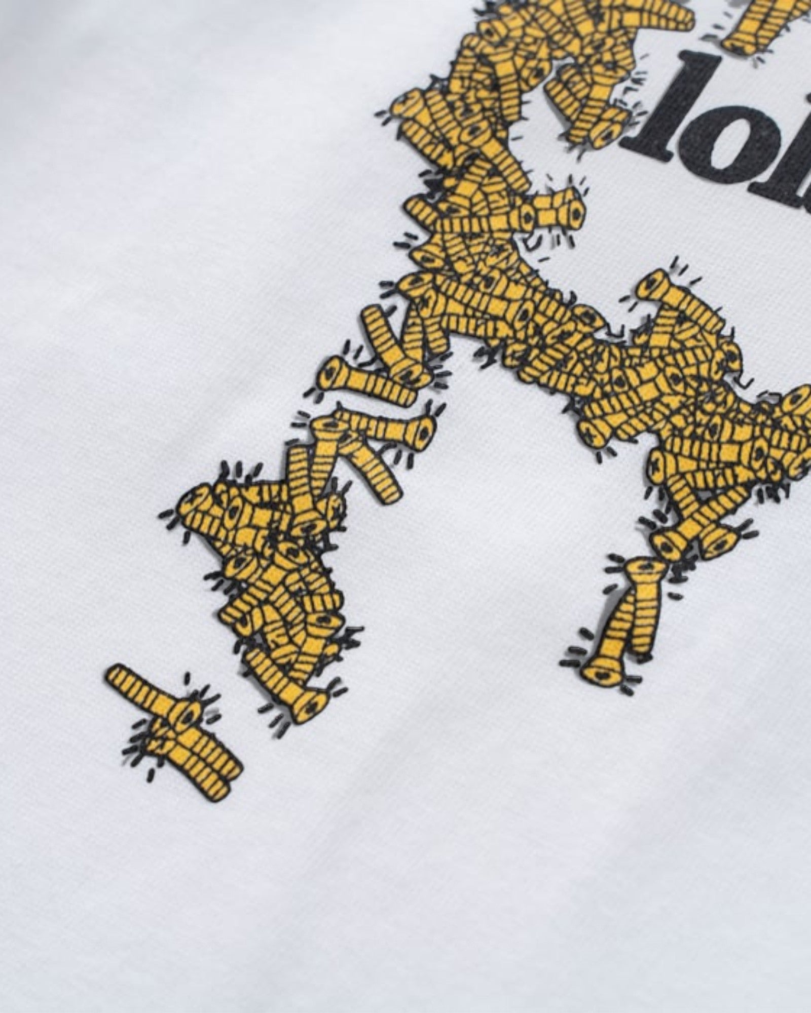 Lola's 'Bolt Cloud' Baby Tee (White)