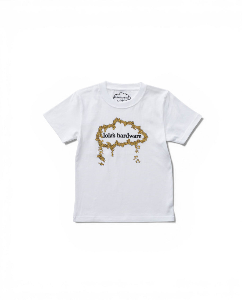 Lola's 'Bolt Cloud' Baby Tee (White)