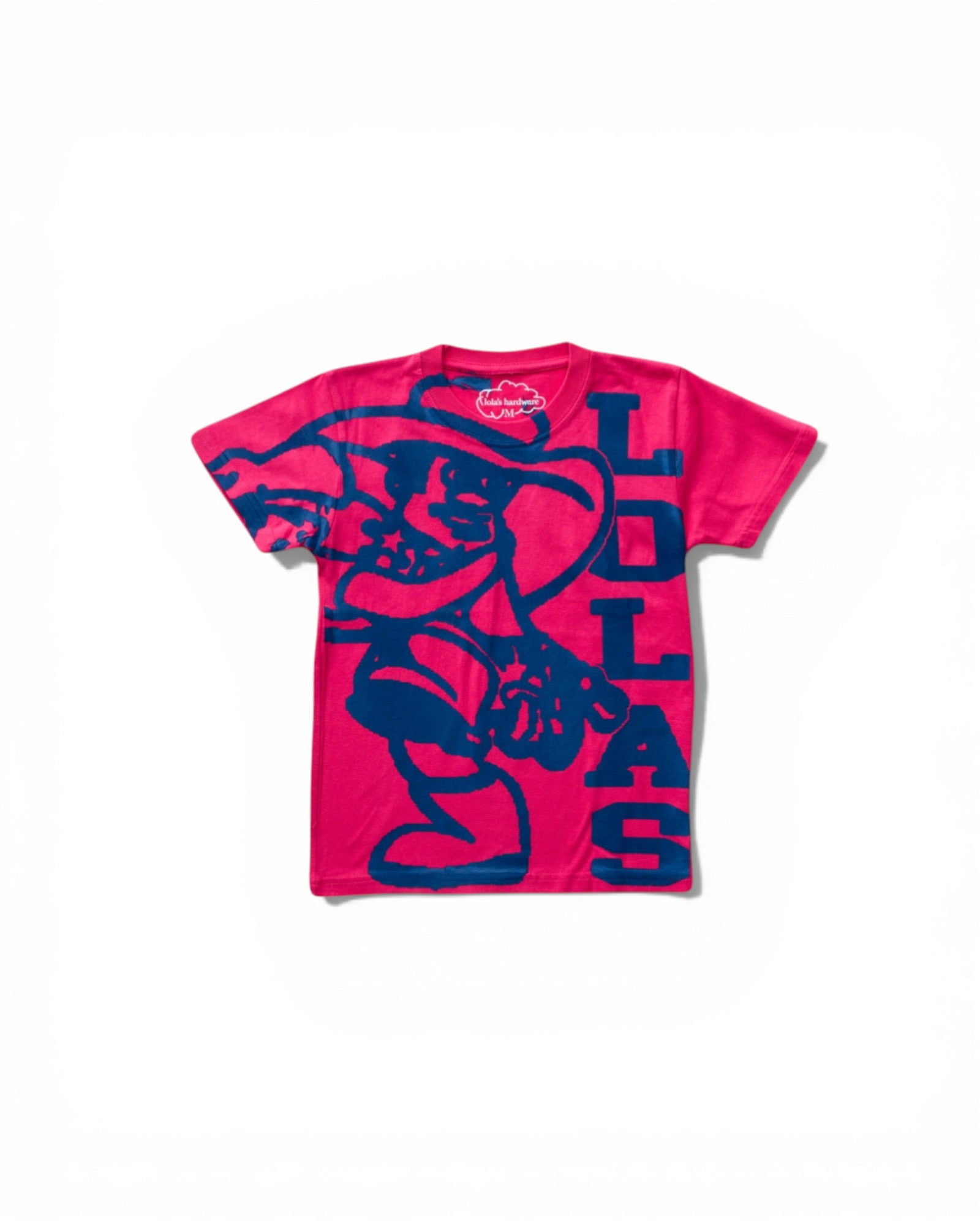 Lola's 'Cowboy Kick' Baby Tee (Hot Pink)