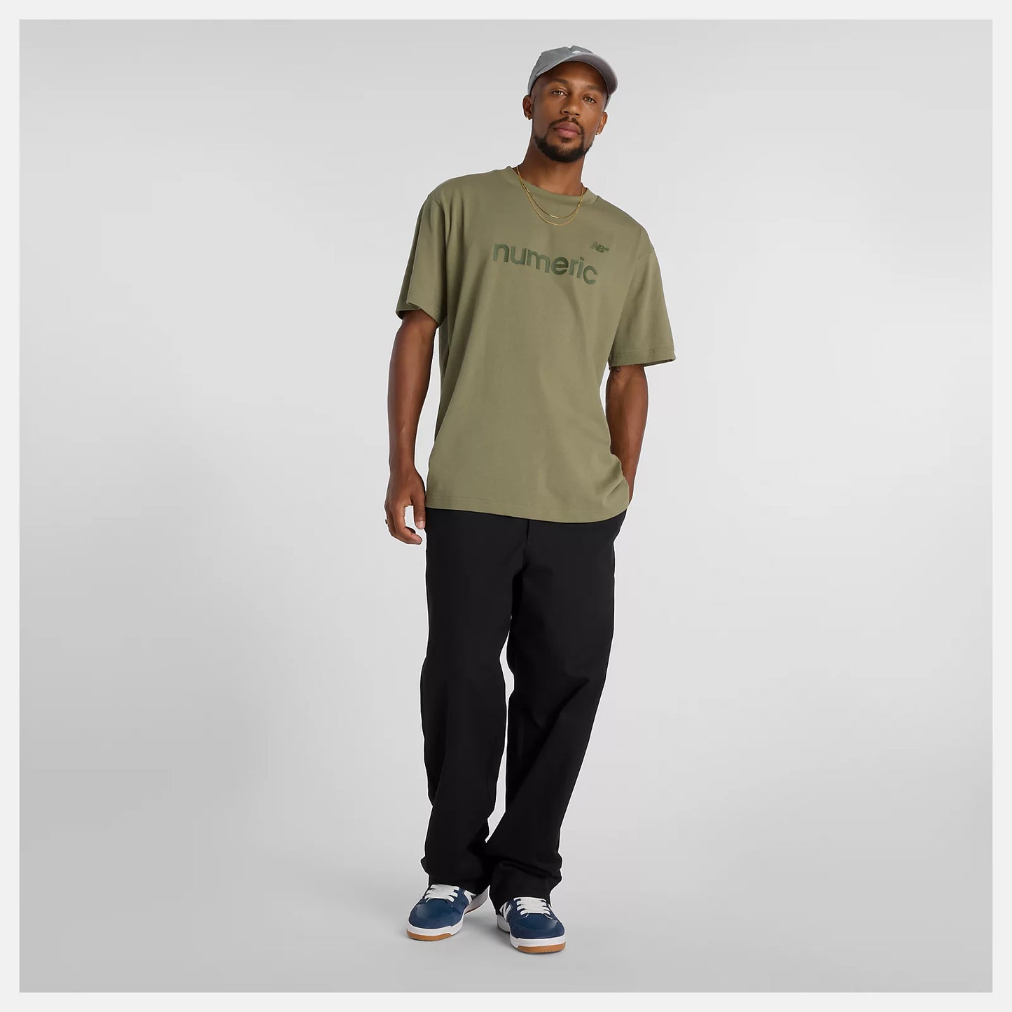 NB NUMERIC COTTON T-SHIRT (Dark Olivine)