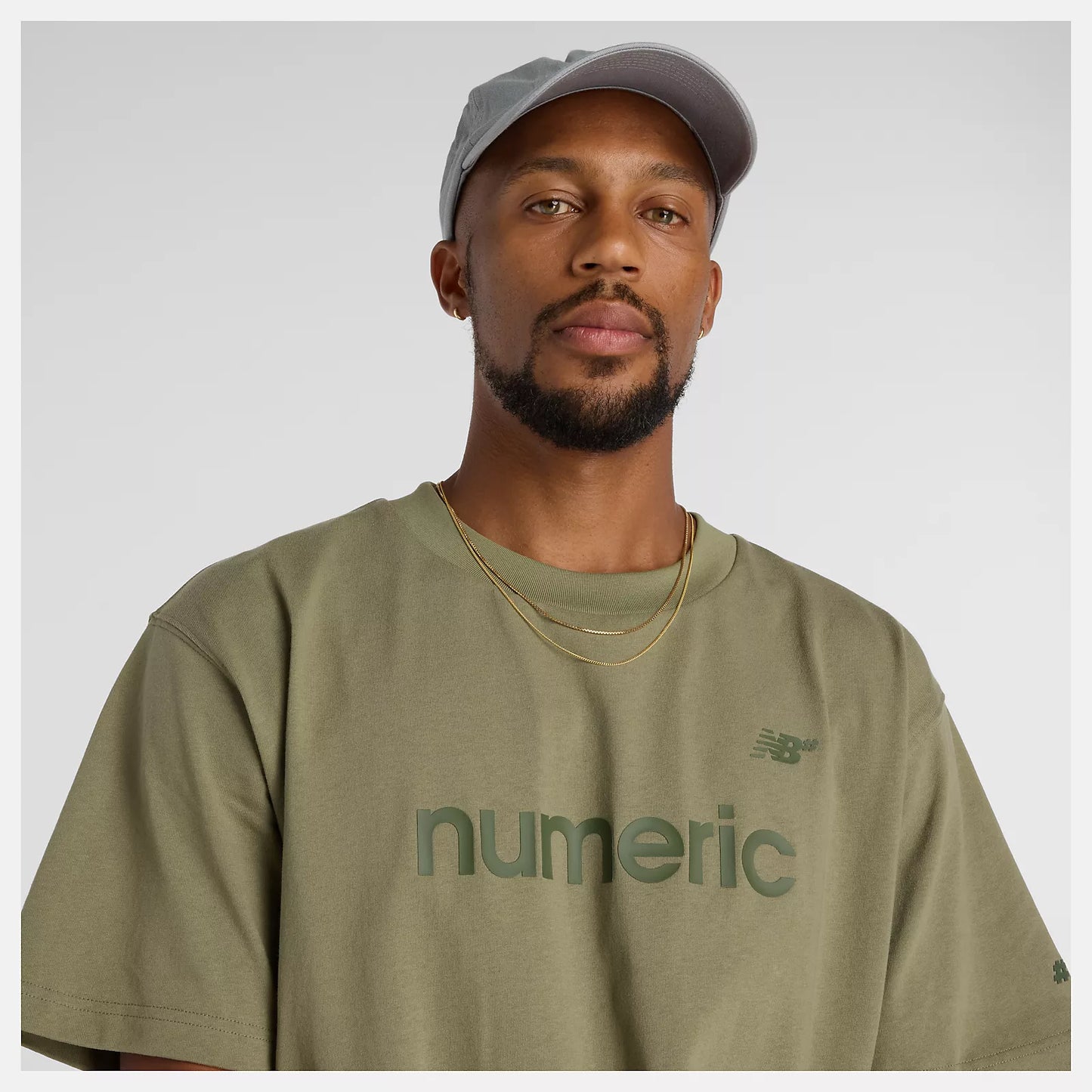 NB NUMERIC COTTON T-SHIRT (Dark Olivine)