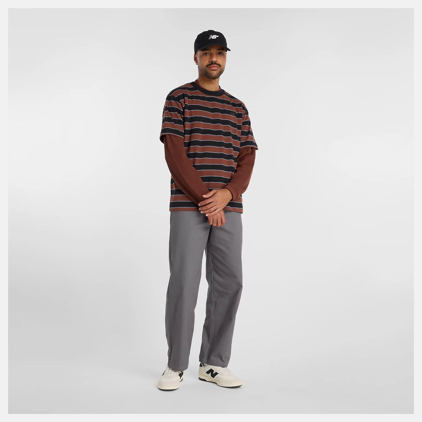 NB NUMERIC THIN STRIPE T-SHIRT (Black)
