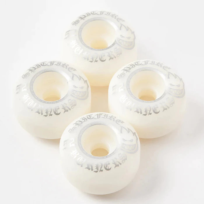 Spitfire Burner Silver 52mm/99a Skateboarding Wheels