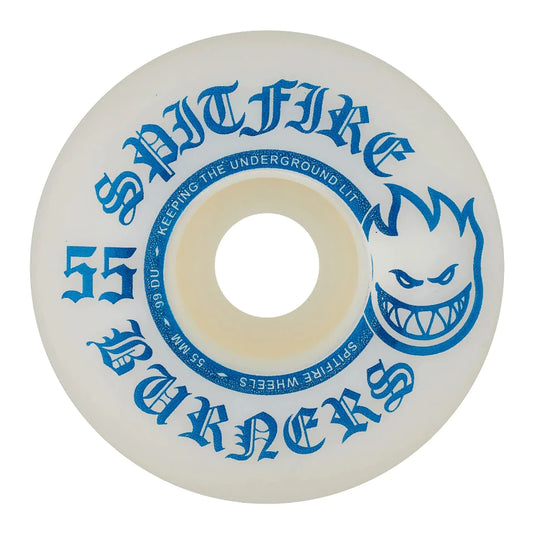 Spitfire Burner Blue 55mm/99a Skateboarding Wheels