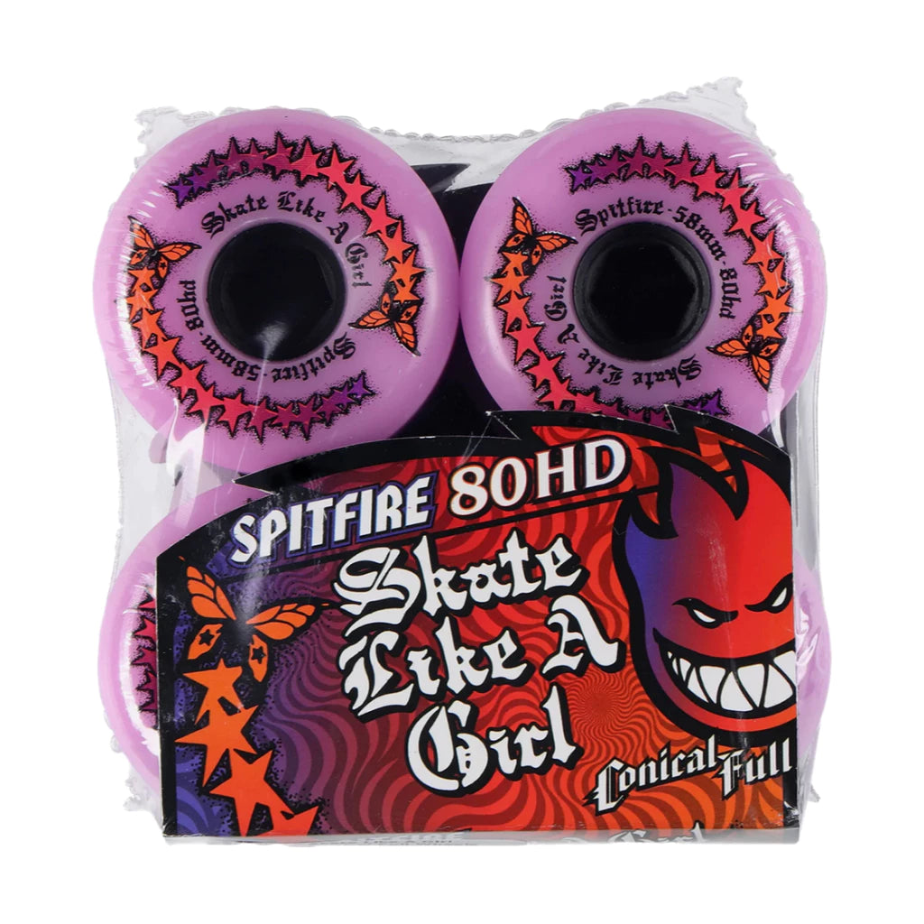 Spitfire Skate Girl Evolution Conical Full 58mm/80HD Wheels