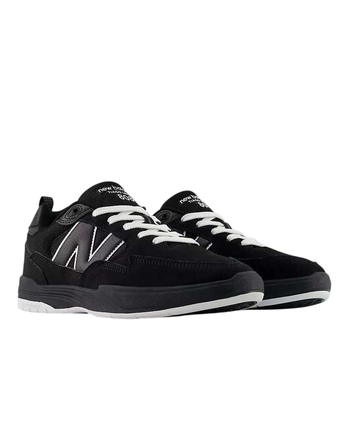 New Balance Numeric 'Tiago Lemos 808L' Shoes (Black/White)
