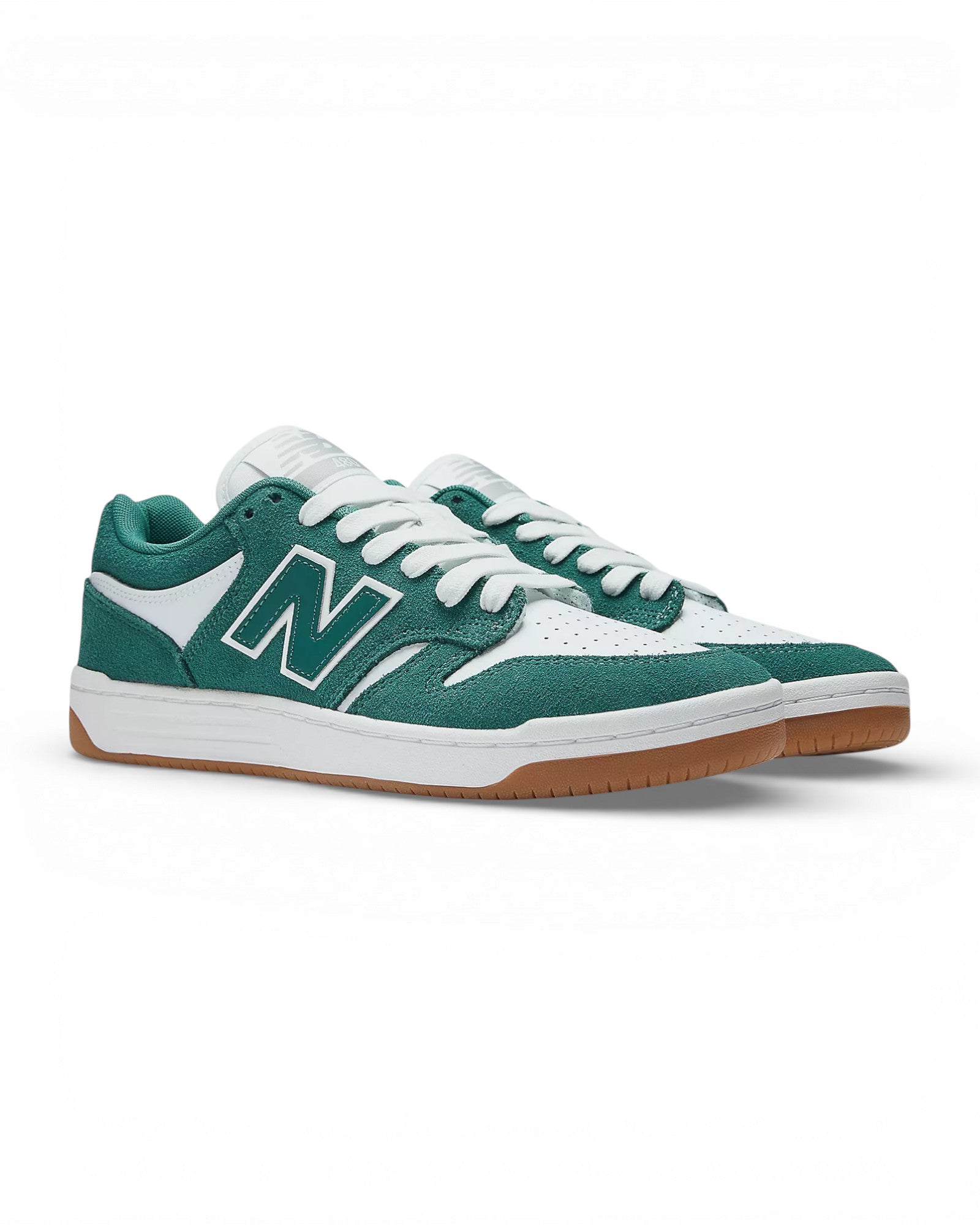 New Balance Numeric '480' Shoes (Vintage Teal/White)