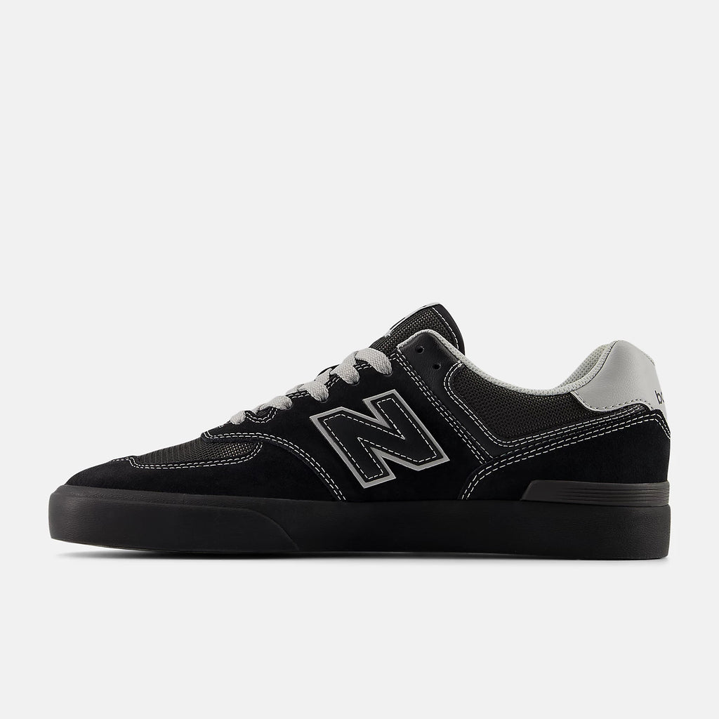 New Balance Numeric '574 Vulc' Shoes (Black/Grey)