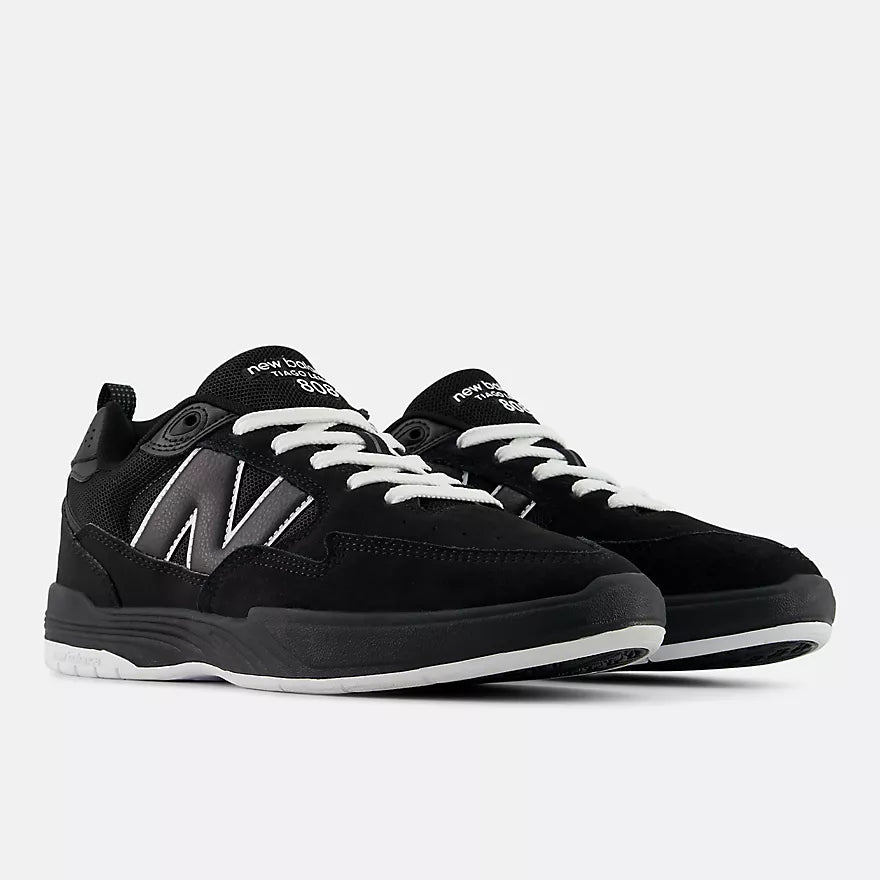 New Balance Numeric 'Tiago Lemos 808L' Shoes (Black/White)