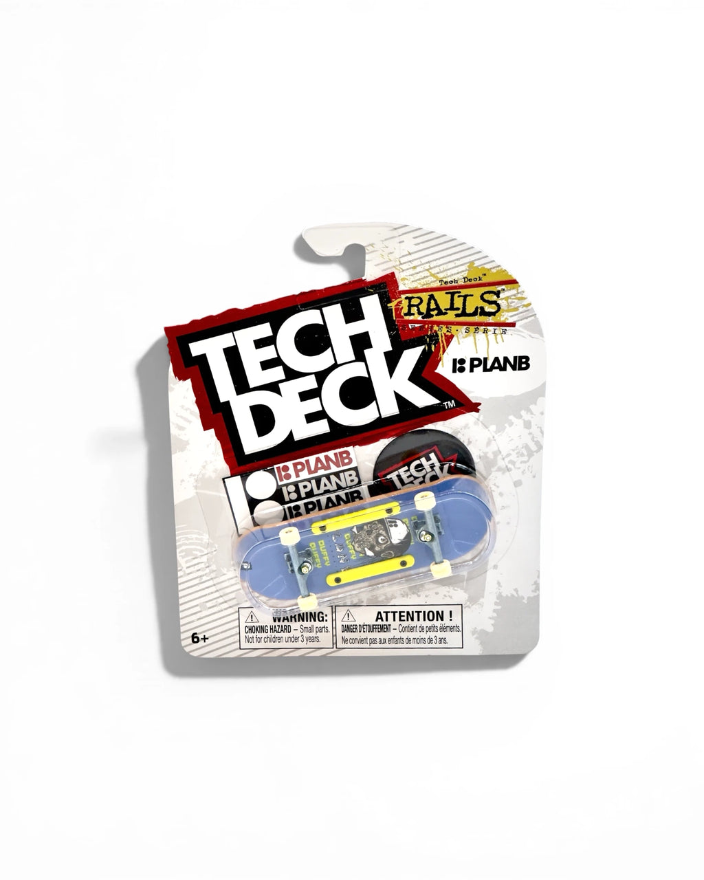 Tech Deck (Rail Series) 'Plan B Skateboards (Duffy) Blue Skull' Fingerboard