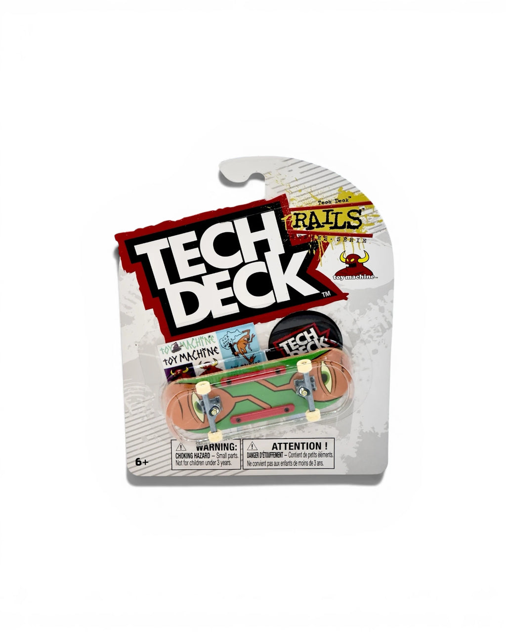 Tech Deck (Rails Series) 'Toy Machine Skateboards (Axel Crusher)' Fingerboard