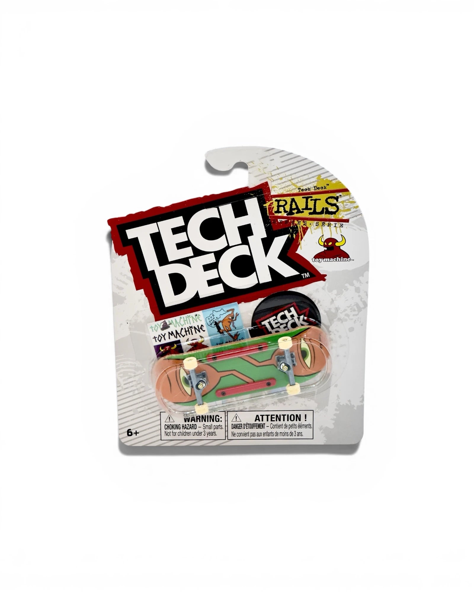 Tech Deck (Rails Series) 'Toy Machine Skateboards (Axel Crusher)' Fingerboard