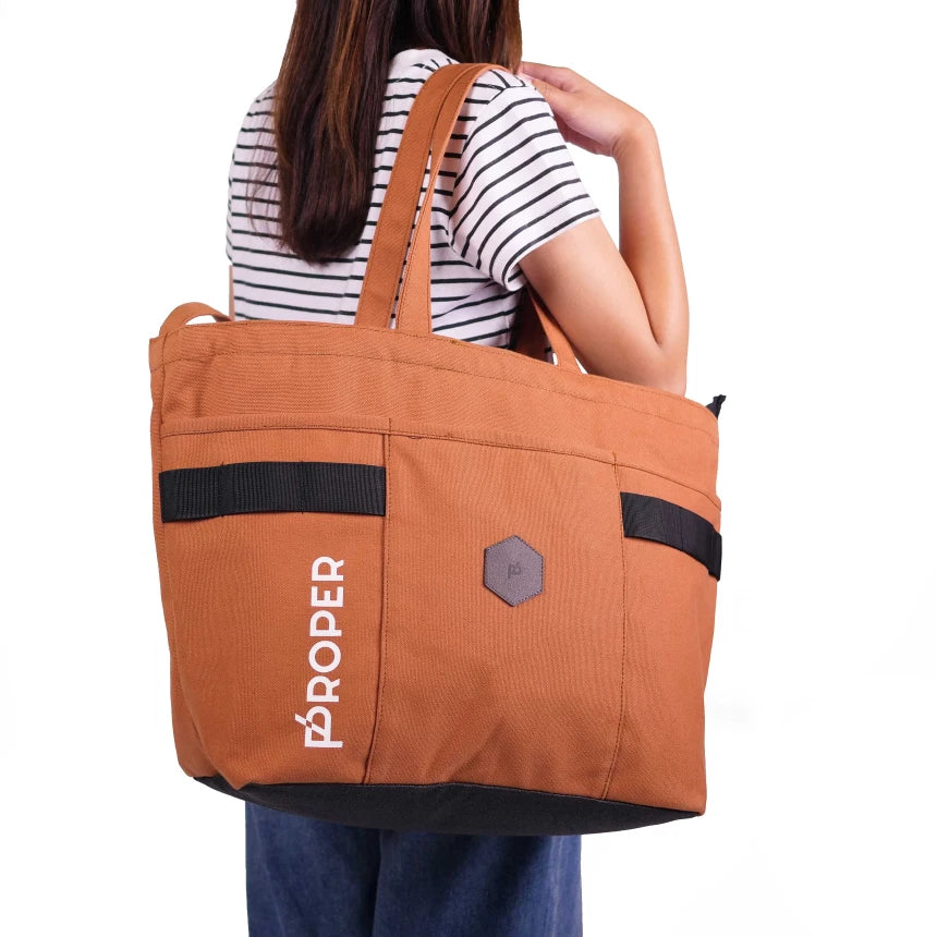 Proper Tote XL bag Thai Tea