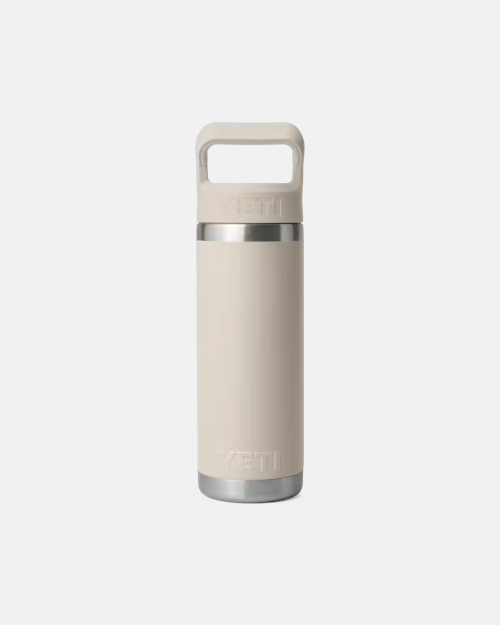 YETI 'Rambler 18 OZ' Water Bottle with Color-Matched Straw Cap (Cape Taupe)