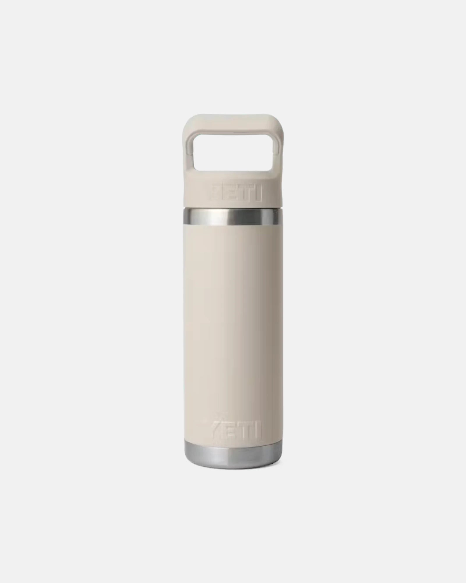 YETI 'Rambler 18 OZ' Water Bottle with Color-Matched Straw Cap (Cape Taupe)