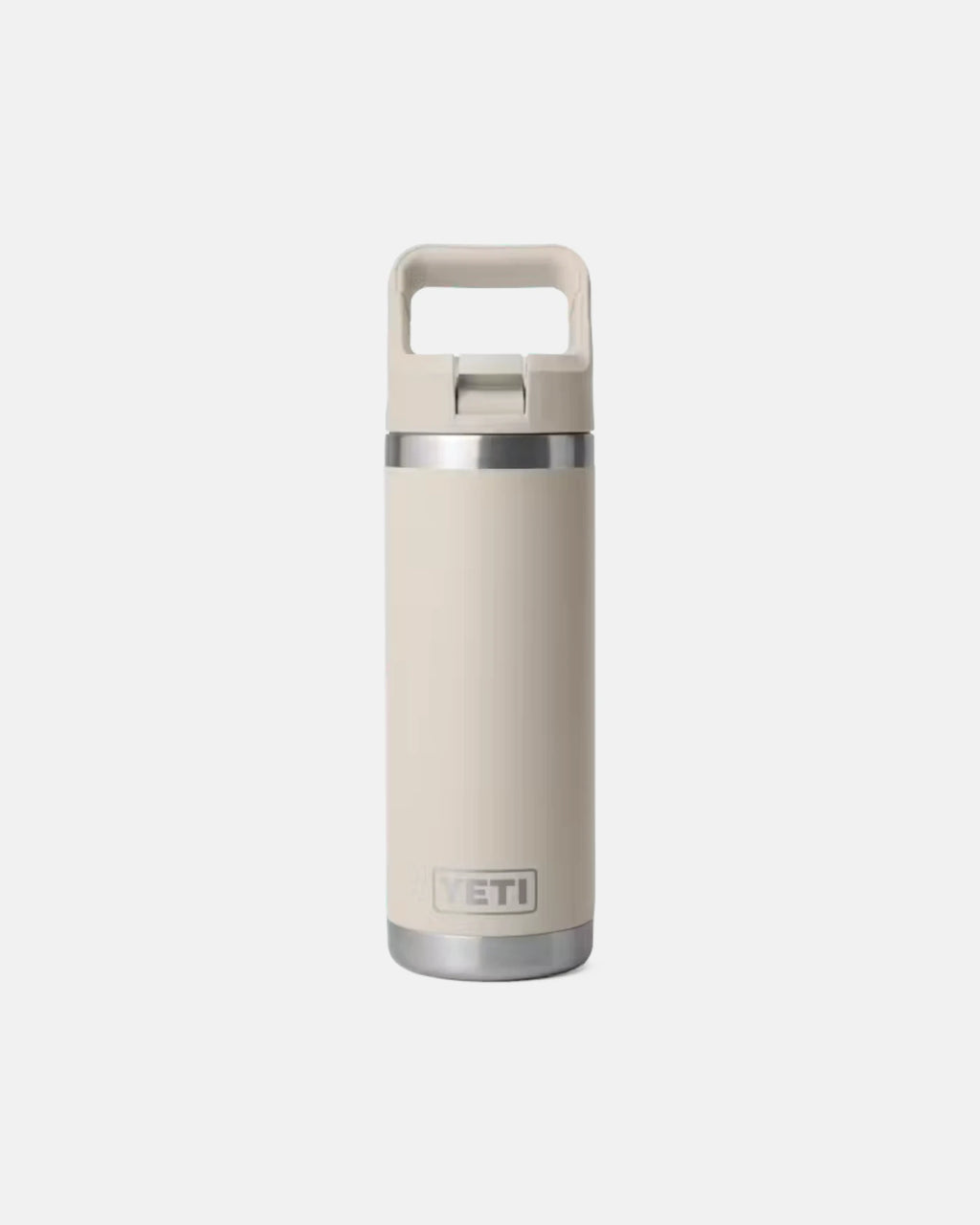YETI 'Rambler 18 OZ' Water Bottle with Color-Matched Straw Cap (Cape Taupe)