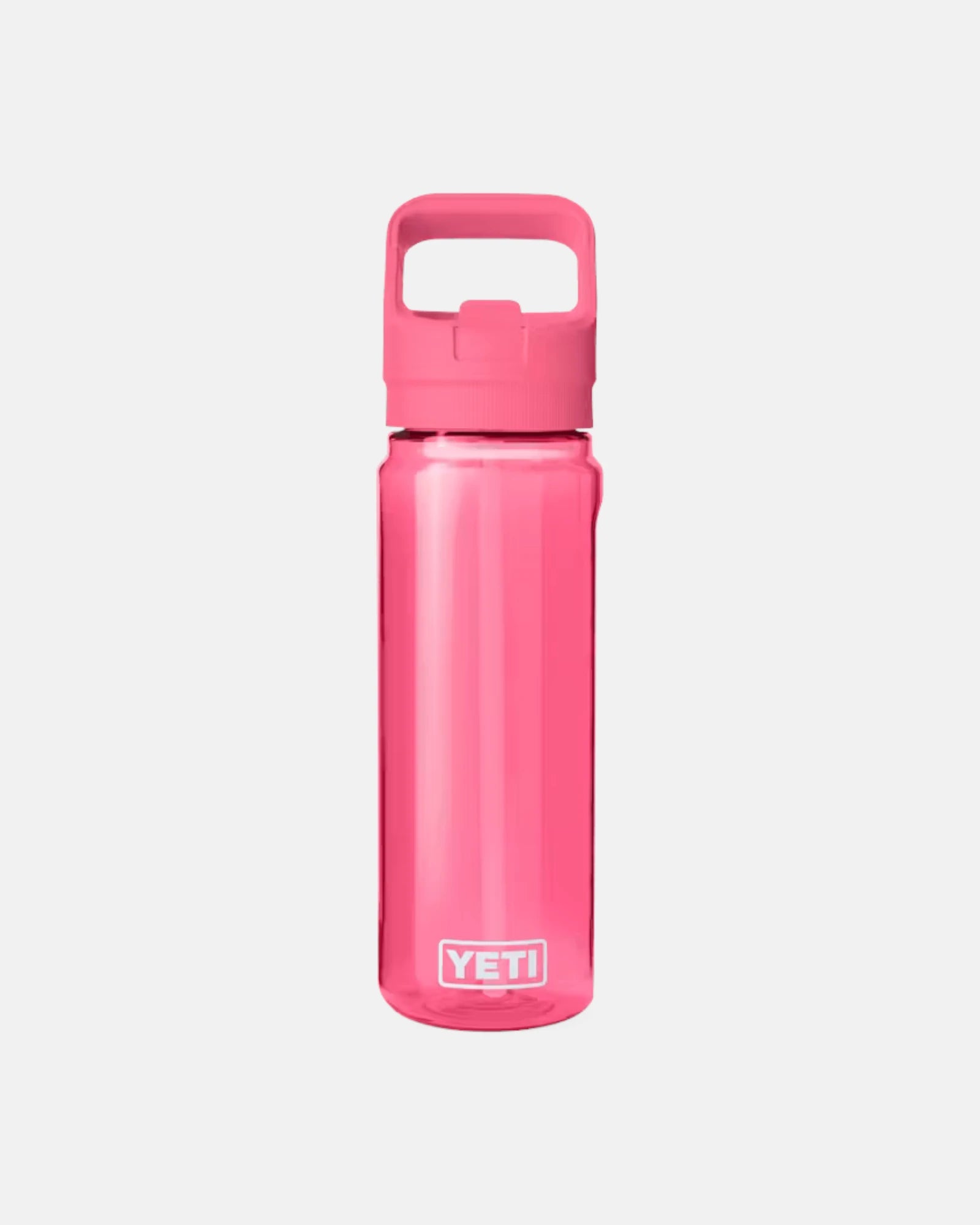 YETI 'Yonder 25 OZ (750ml)' Water Bottle with Color-Matched Straw Cap (Tropical Pink)