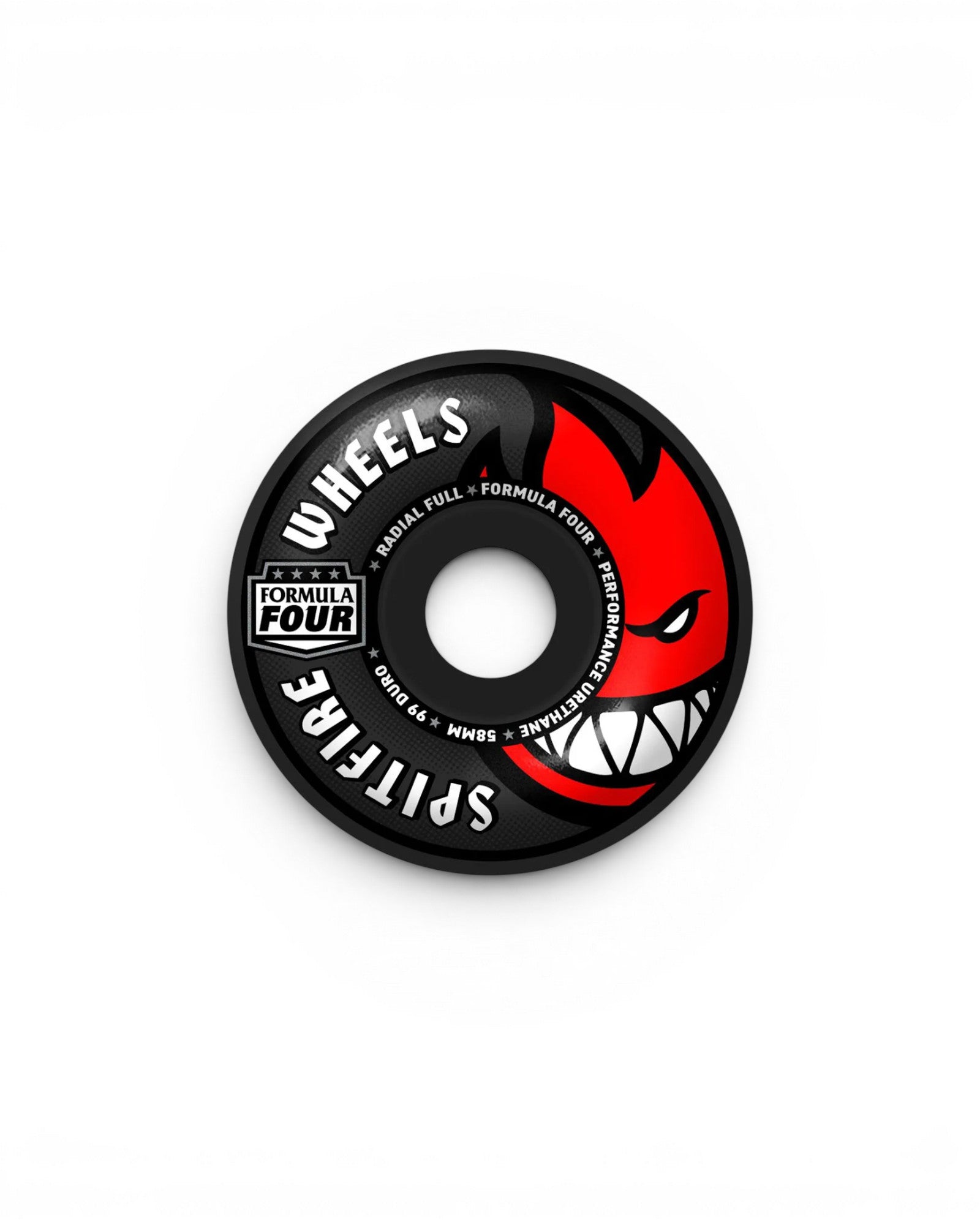 Spitfire 58mm (99A) 'Formula Four Radial Full' Wheels (Black)