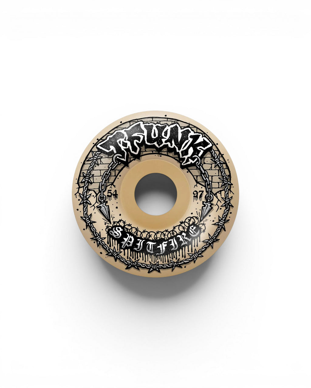 Spitfire 54mm (97A) T-Funk 'Formula Four Raw Radial Full' Wheels
