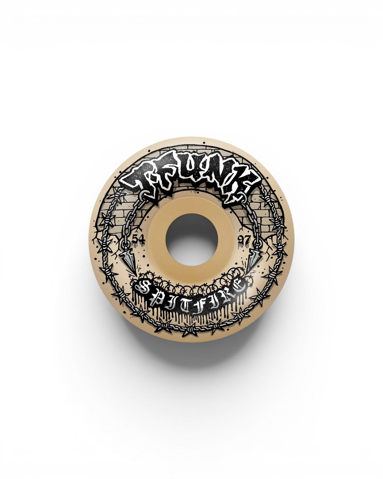 Spitfire 54mm (97A) T-Funk 'Formula Four Raw Radial Full' Wheels