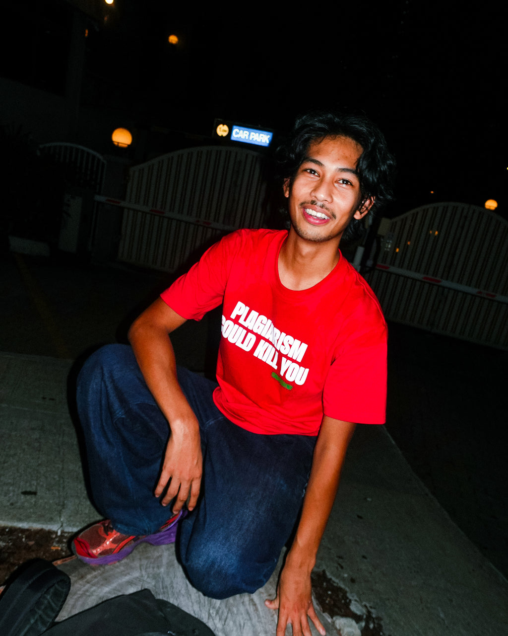 Stubbine 'Plagiarism Could Kill You' T-Shirt (Red)