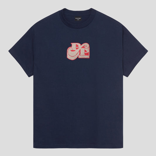 Pass~Port 'Tilde Stamp' T-Shirt (Navy)