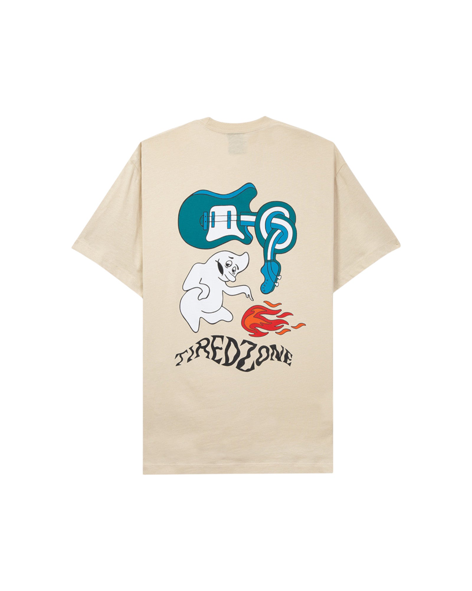Tired Skateboards 'Ghost' T-Shirt (Beige)