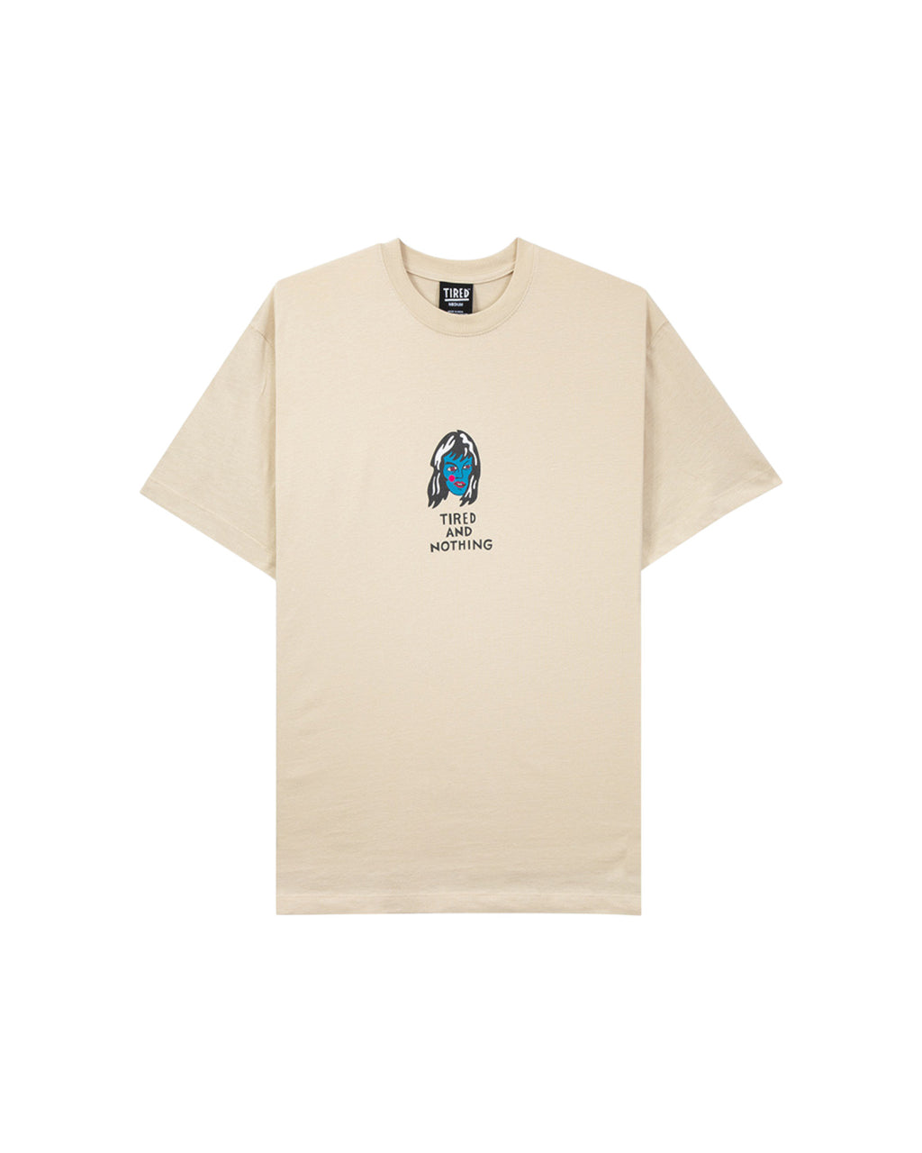 Tired Skateboards 'Ghost' T-Shirt (Beige)