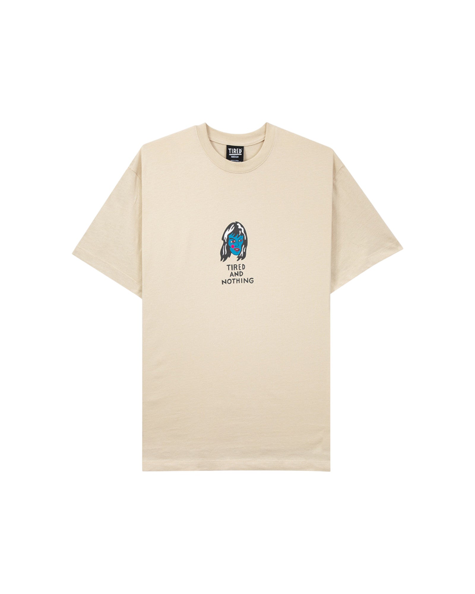 Tired Skateboards 'Ghost' T-Shirt (Beige)