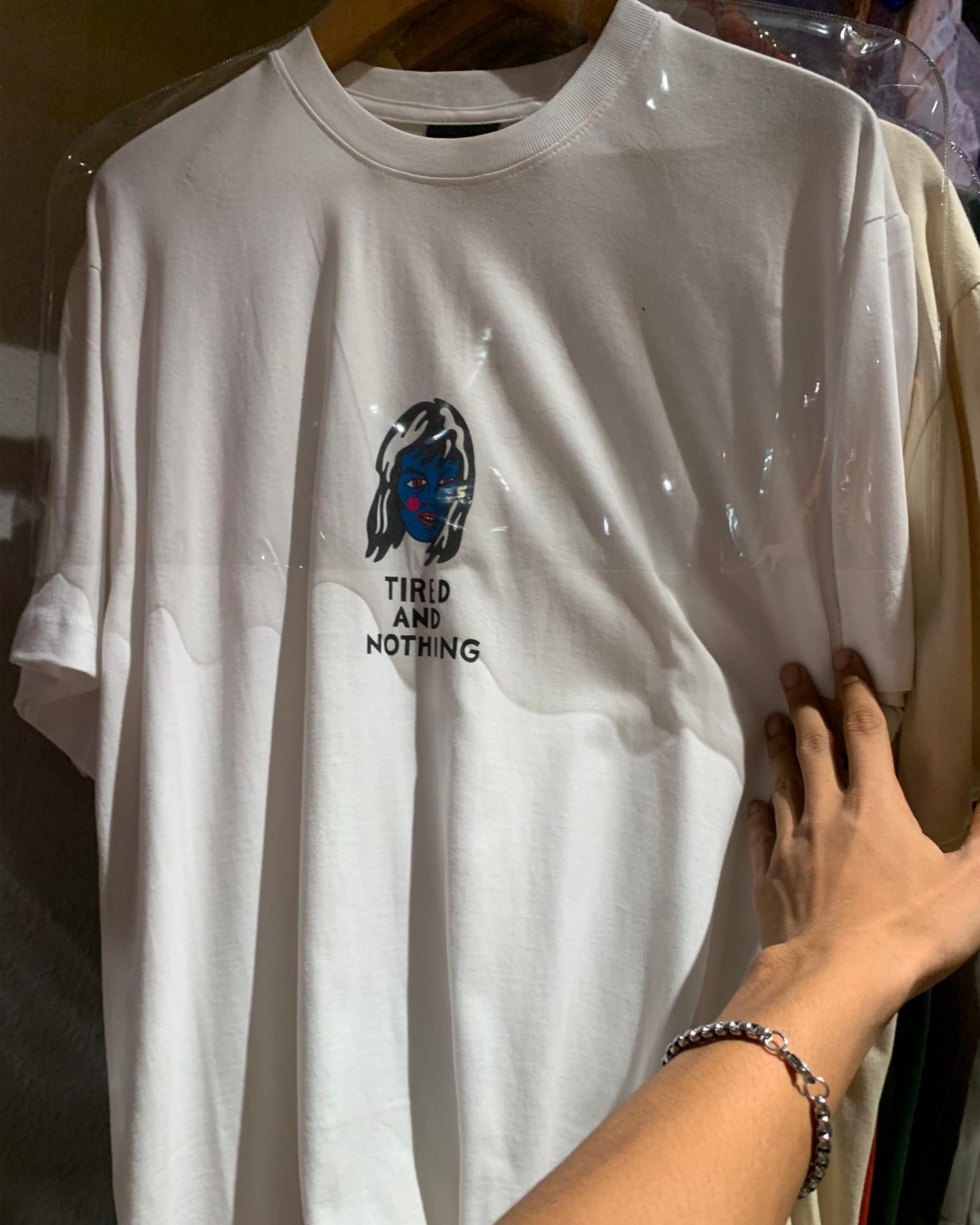 Tired Skateboards 'Ghost' T-Shirt (White)
