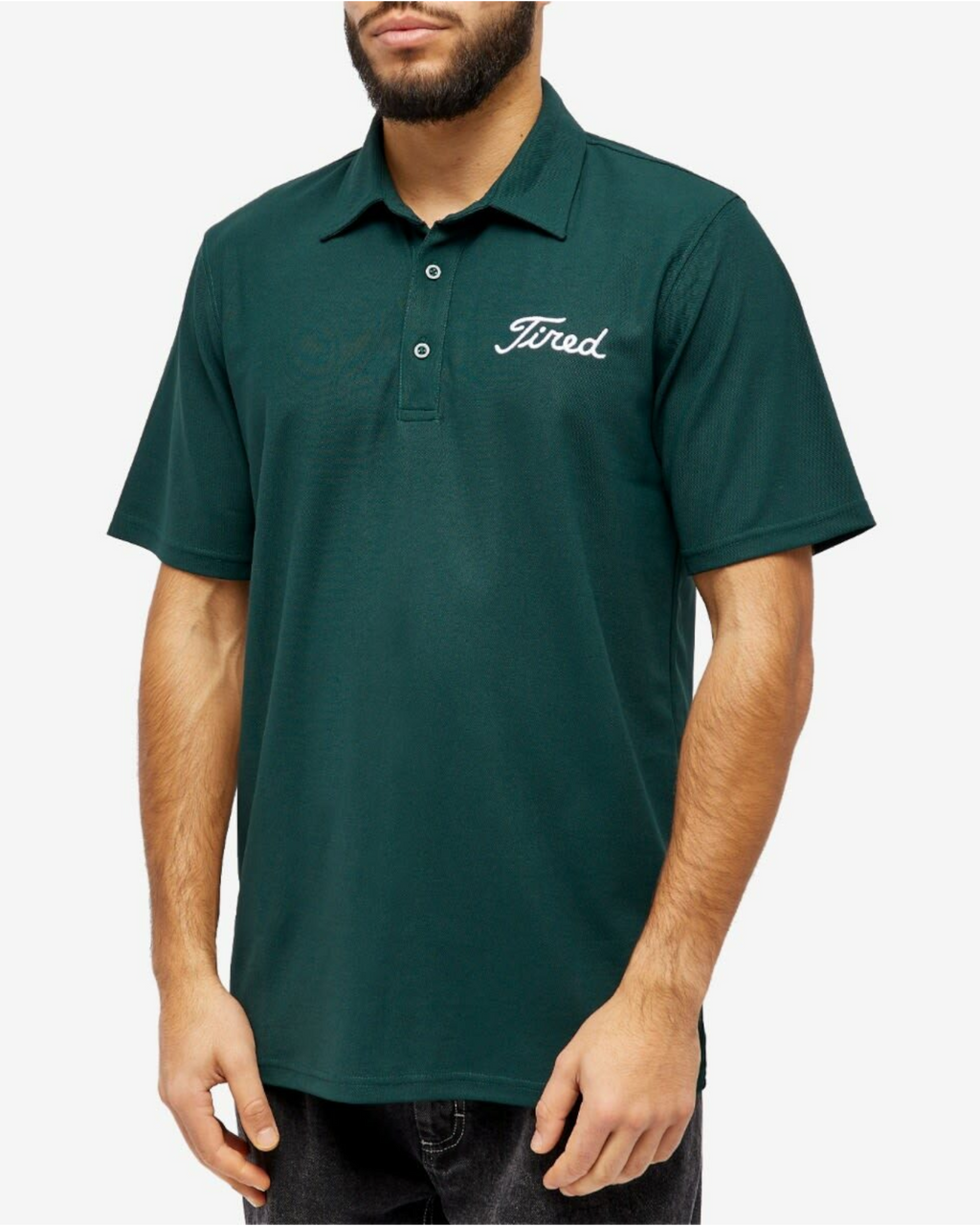 Tired Skateboards 'Golf' Polo (Forest)